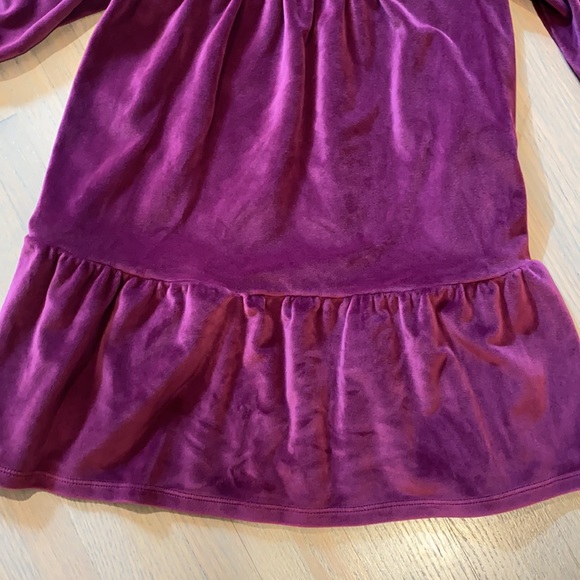 Tea excellent condition purple velvet dress - Picture 4 of 5